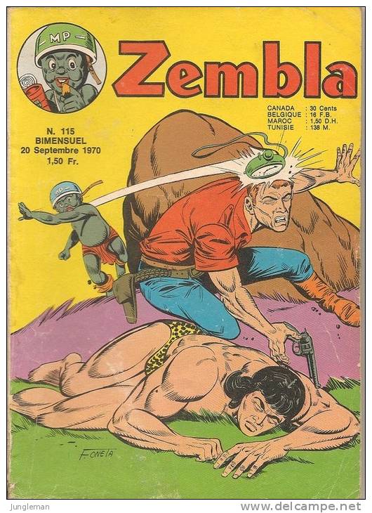 Zembla N° 115 - Editions LUG à Lyon - Septembre 1970 - Avec Aussi Gun Gallon Et Dick Demon - BE - Zembla