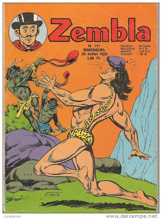 Zembla N° 111 - Editions LUG à Lyon - Juillet 1970 - Avec Aussi Gun Gallon Et Dick Demon - BE - Zembla