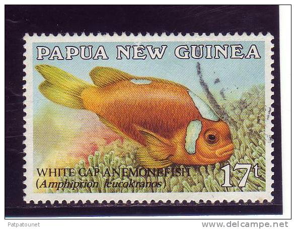 Papoua Et Nlle Guinée YV 534 O 1987 Poisson - Fishes