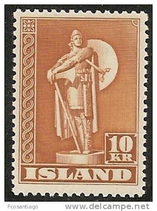 ISLANDIA 1939/43 - Yvert #188a - MNH ** - Nuevos