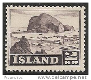 ISLANDIA 1950/52 - Yvert #232 - MNH ** - Nuevos