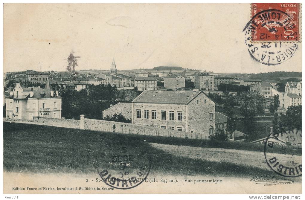 SAINT DIDIER LA SEAUVE - Vue Panoramique - Saint Didier En Velay