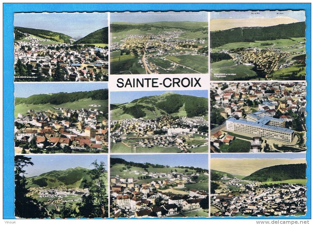 CPSM - Sainte Croix- Multivues- VD Vaud-Suisse - Sainte-Croix 