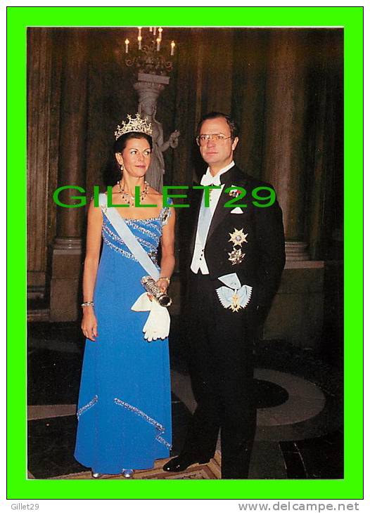 ROYAL FAMILIES - KUNG CARL XVI GUSTAF OCH DROTTNING SILVIA - - Familles Royales