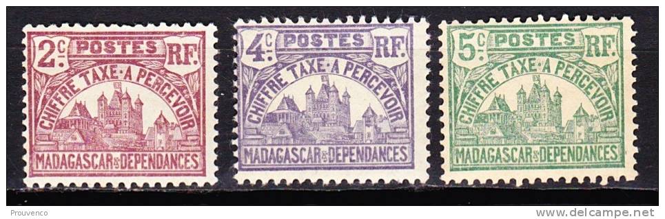 MADAGASCAR  1908 -27     TAXE  8 A 10   ** - Portomarken