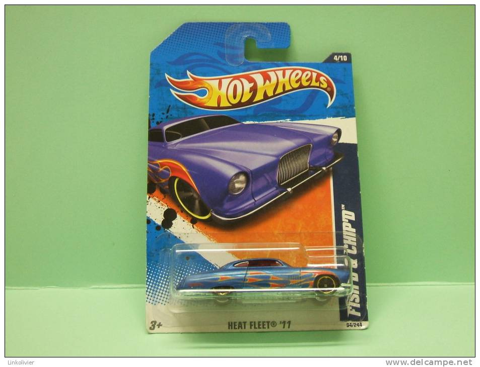 FISH´D & CHIP´D JAGUAR - Heat Fleet 2011 - HOTWHEELS Hot Wheels Mattel 1/64 US Blister - HotWheels