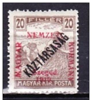 1919-Ungarn-Szegedin-Mi 33 (*) - Szeged