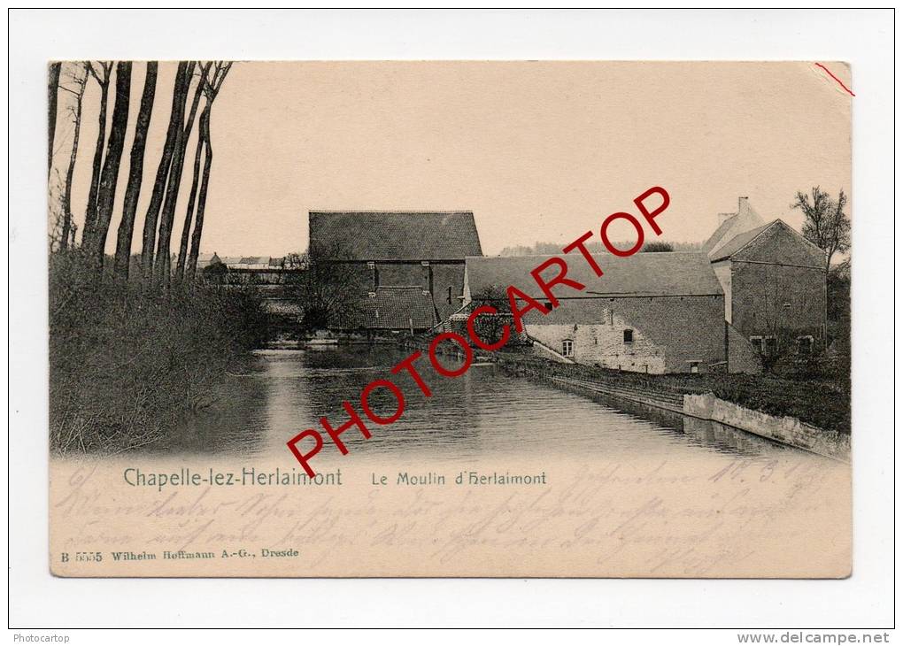 CHAPELLE LEZ HERLAIMONT-MOULIN D'HERLAIMONT-avant 1904-BELGIQUE-BELGIEN- - Chapelle-lez-Herlaimont