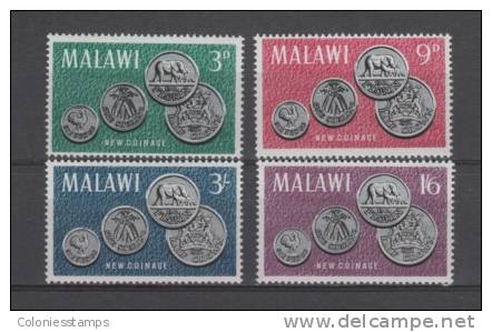 (S0472) MALAWI, 1965 (First Coinage Of Malawi). Complete Set. Mi ## 23-26. MLH* - Malawi (1964-...)