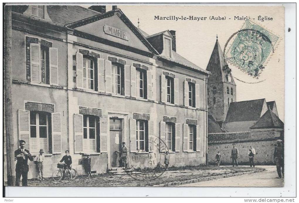 MARCILLY LE HAYER - Mairie, Eglise - Marcilly