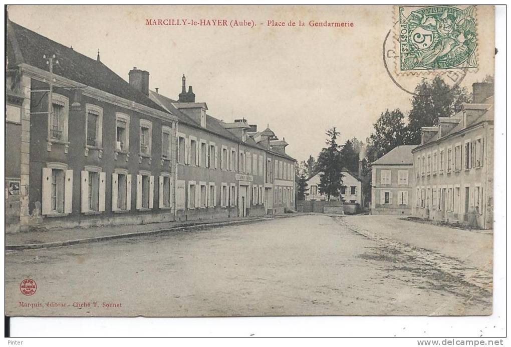 MARCILLY LE HAYER - Place De La Gendarmerie - Marcilly