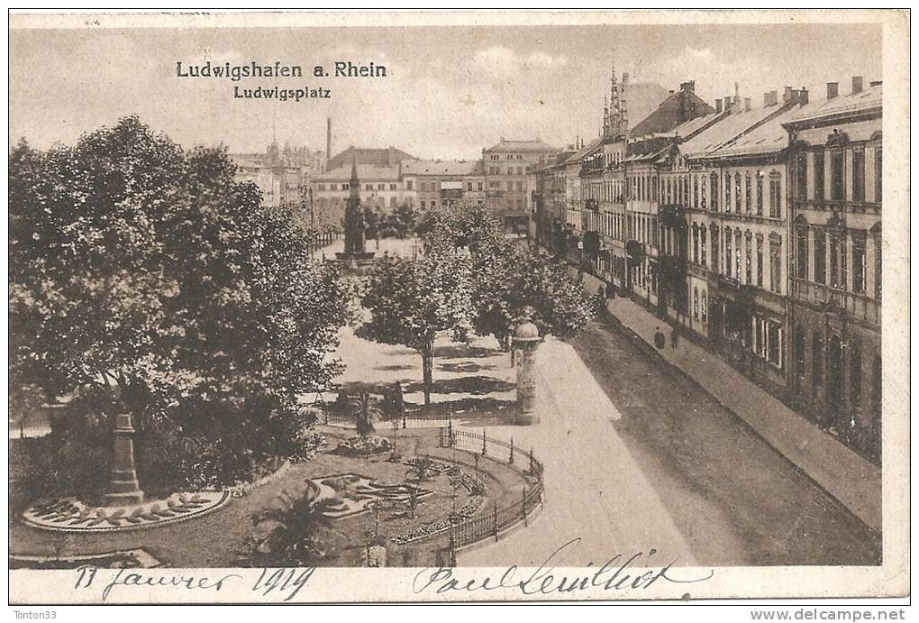 LUDWISHAFEN A RHEIN - ALLEMAGNE -  Ludwigsplatz  -  Jl - Luedinghausen