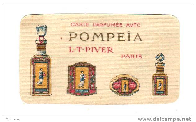 Carte Parfumee: Pompeia, L.T. Piver Paris, Parfum, Calendrier 1925 (13-1285) - Formato Piccolo : 1921-40