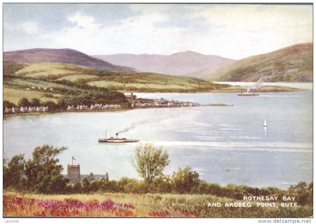 (222) Very Old Postcard - Carte Ancienne - UK - Isle Of Bute - Bute