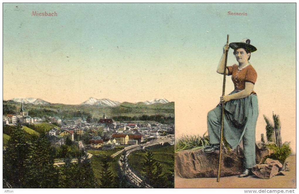 Miesbach 1905 Postcard - Miesbach