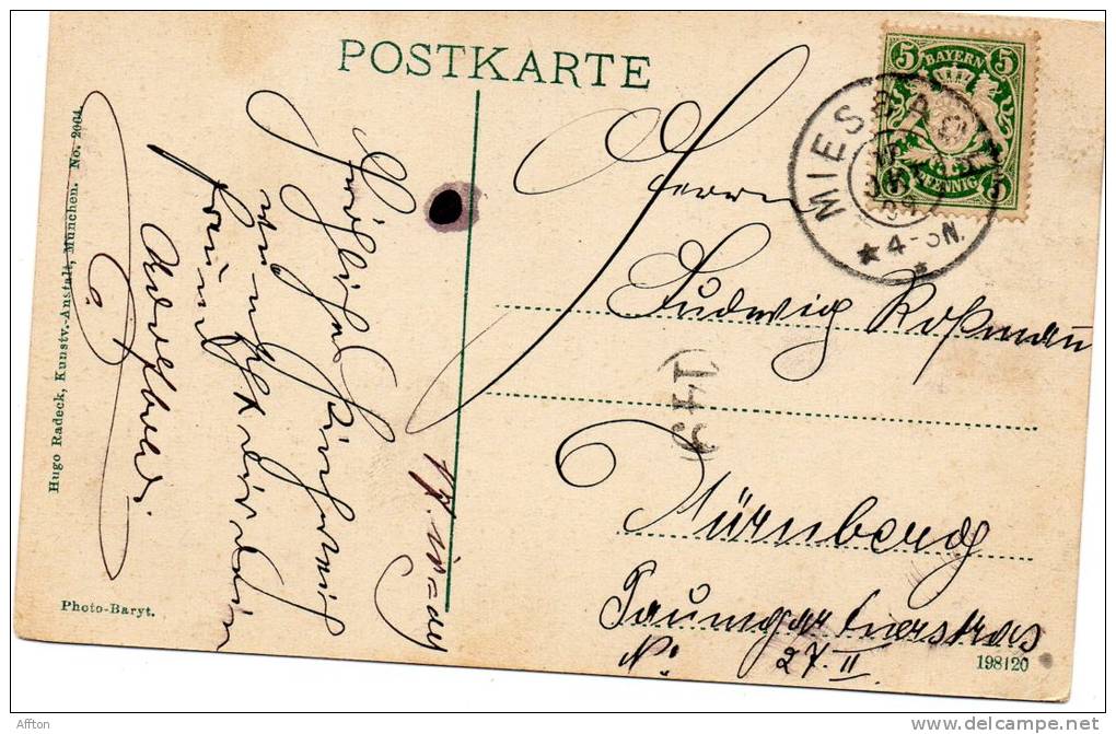 Miesbach 1905 Postcard - Miesbach