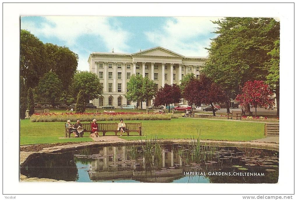 Cp, Angleterre, Cheltenham, Imperial Gardens, Voyagée 1970 - Cheltenham