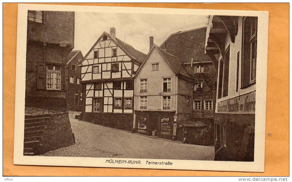 Teiner Strasse Mulheim A Ruhr  Old Postcard - Muelheim A. D. Ruhr