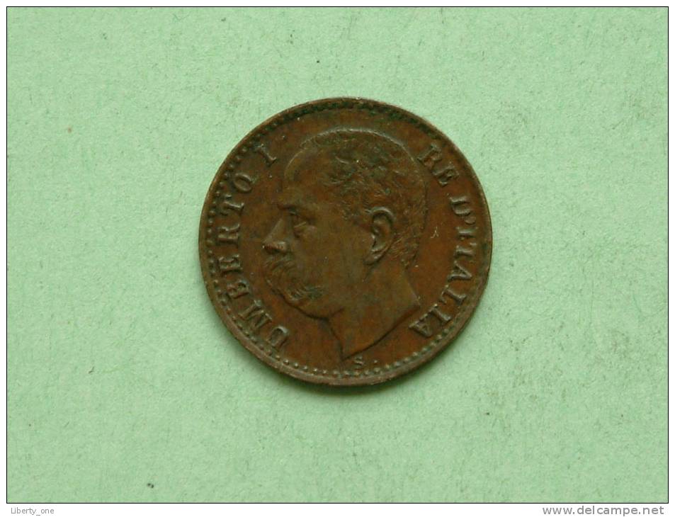 1896 - 1 CENTESIMO / KM 29 ( Uncleaned - For Grade, Please See Photo ) ! - 1878-1900 : Umberto I