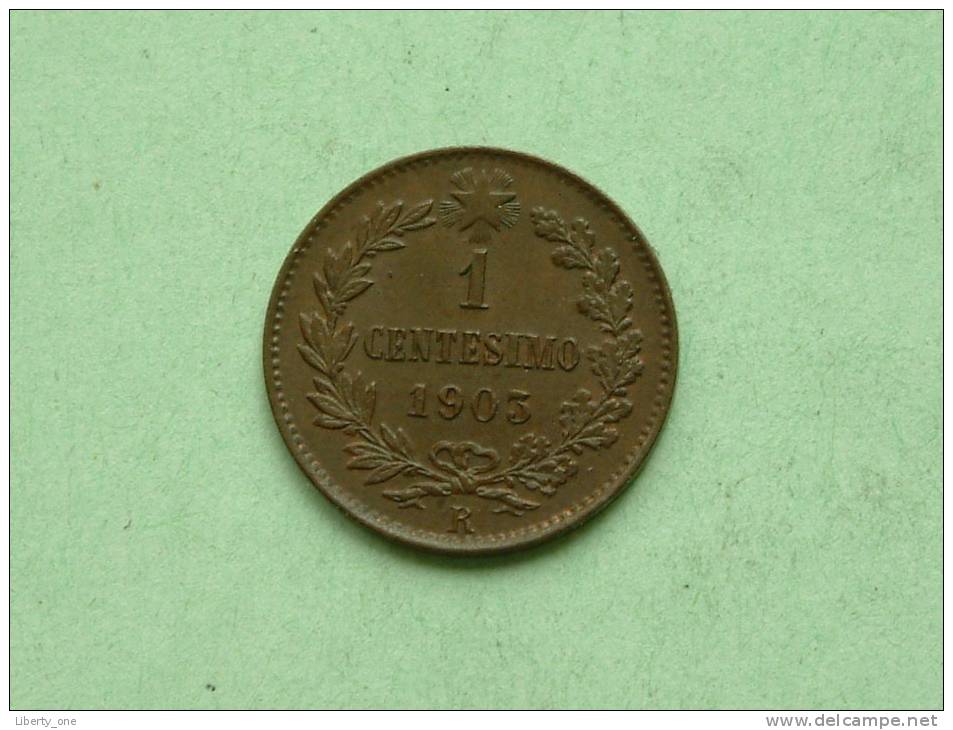 1903 - 1 CENTESIMO / KM 35 ( Uncleaned - For Grade, Please See Photo ) ! - 1878-1900 : Umberto I