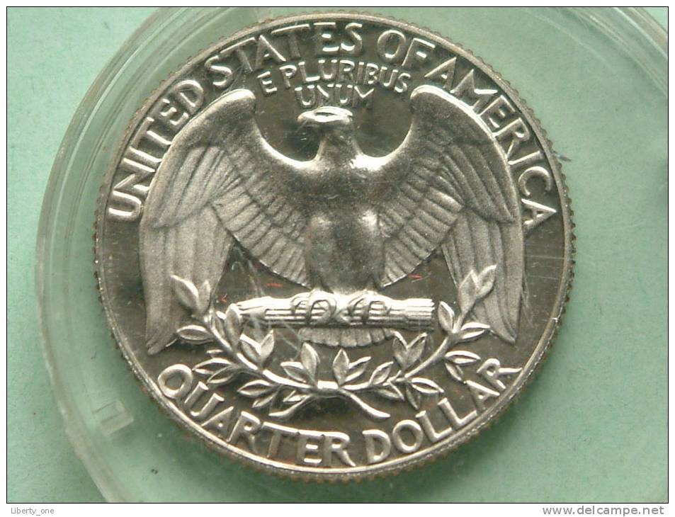 1974 S - 1/4 QUARTER $ / KM 164a ( Proof Coin ) Dirty Capsule / For Grade, Please See Photo ! - 1932-1998: Washington