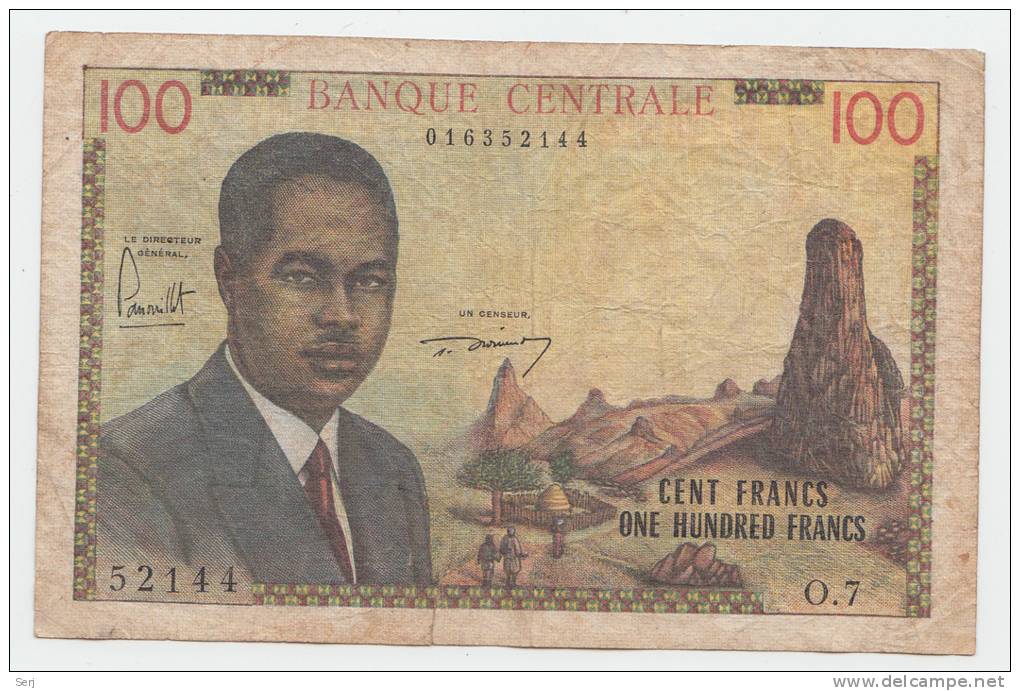 CAMEROUN 100 FRANCS 1962 "F" P 10 - Cameroon