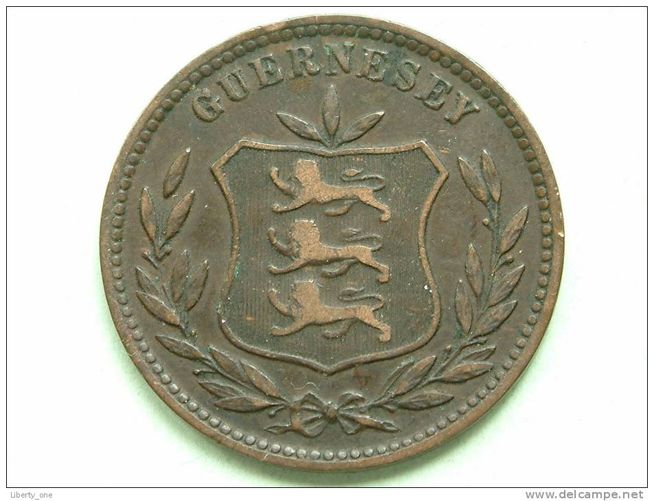 1902 H - 8 DOUBLES / KM 7 ( For Grade, Please See Photo ) !! - Guernsey