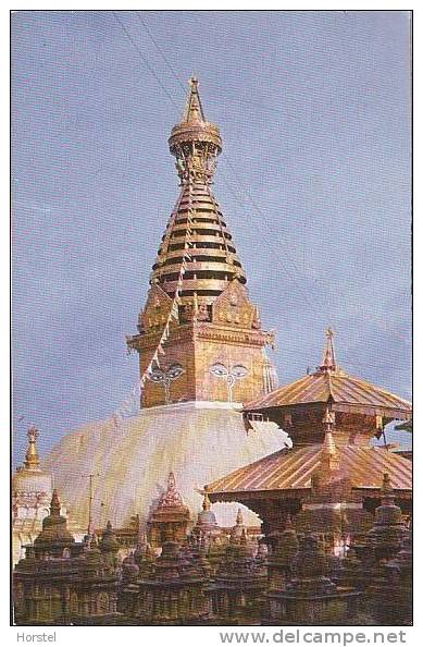 Nepal - Kathmandu - Temple - 2x Nice Stamps - Nepal