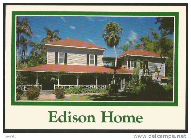 EDISON HOME Fort Myers Florida Stamp BAHAMAS 1994 - Fort Myers