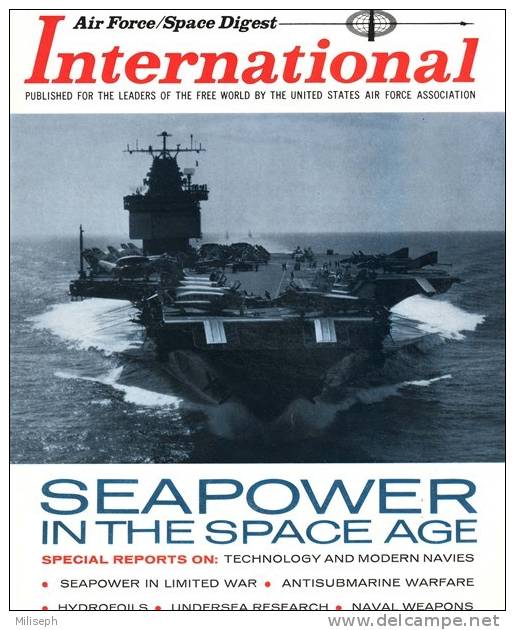 Air Force / Space Digest - INTERNATIONAL - APRIL 1966 - Vietnam - Espace - Bateau - Avion - Missiles - Apollo   (3283) - Englisch