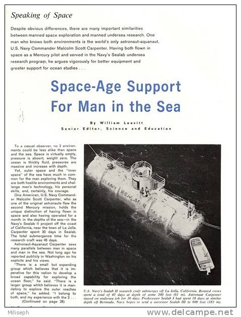 Air Force / Space Digest - INTERNATIONAL - APRIL 1966 - Vietnam - Espace - Bateau - Avion - Missiles - Apollo   (3283) - Englisch