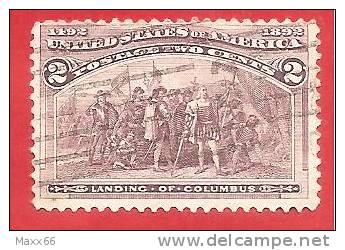 U.S.A. - STATI UNITI - USED - 1893 - Columbian Issue - 2 ¢ - Michel US 74 - Oblitérés