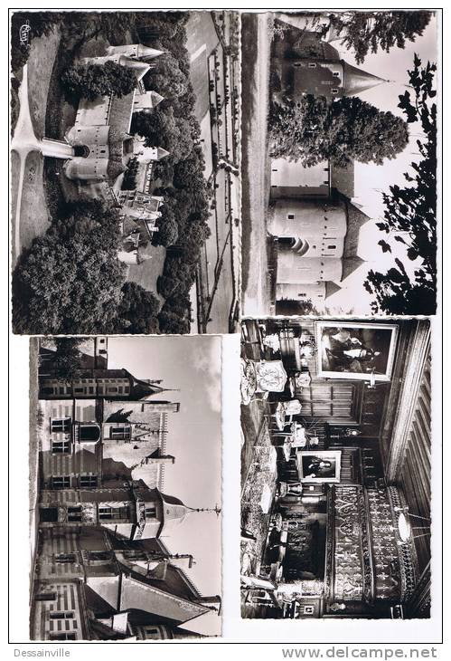 AINAY LE VIEIL  4 CARTES DU CHATEAU - Ainay-le-Vieil