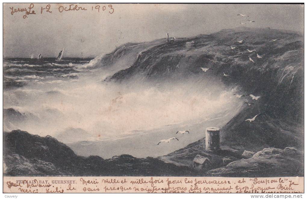 CPA GUERNESEY, Fermain Bay. 1903. (édit. Raphaèl Tuck Séries 822 ) - Guernsey