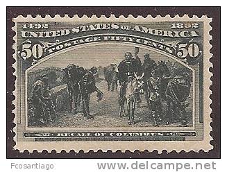 USA 1893 - Yvert #91  - MLH * - Nuevos