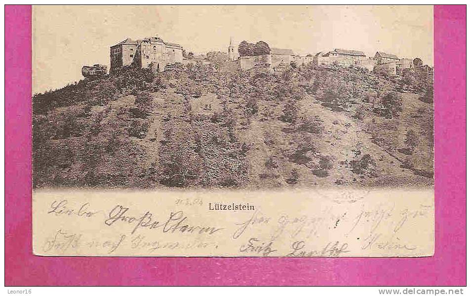 LUTZELSTEIN ( LA PETITE PIERRE )   -  * GESAMTANSICHT *   -   Editeur : Ch. HILLER De Strassburg  N°/ - La Petite Pierre