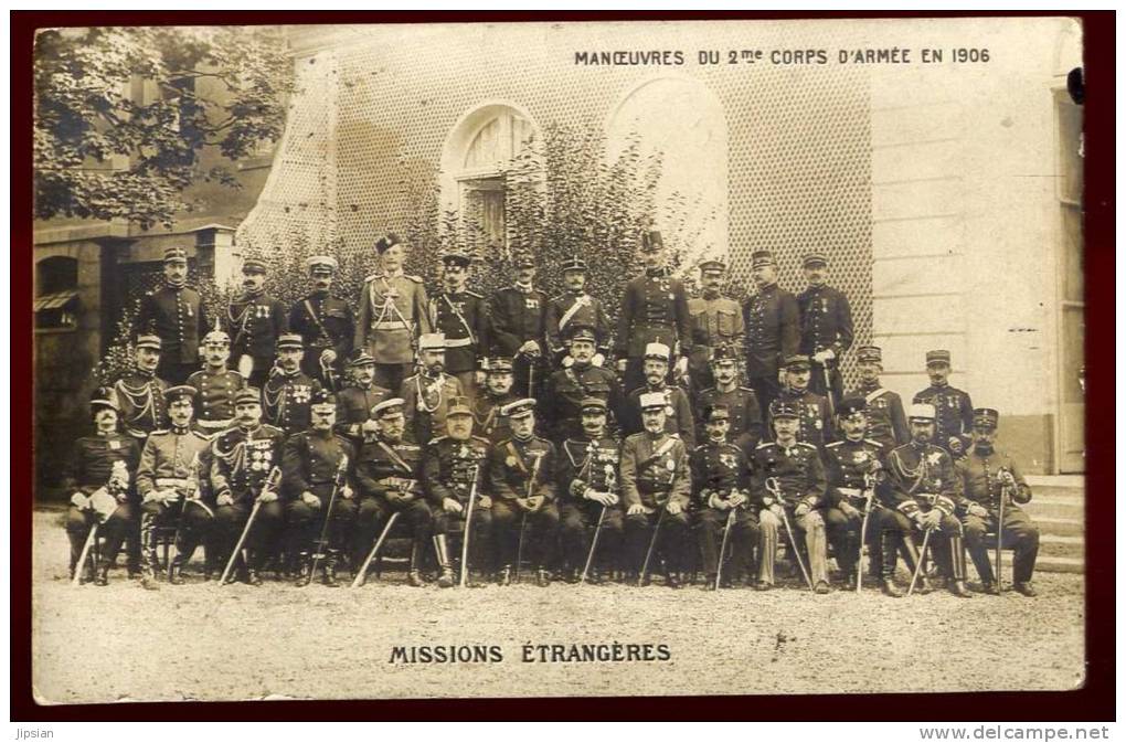 Cpa  Missions étrangères  Manoeuvres Du 2ème Corps D' Armée En 1906  CAR2 - Manoeuvres