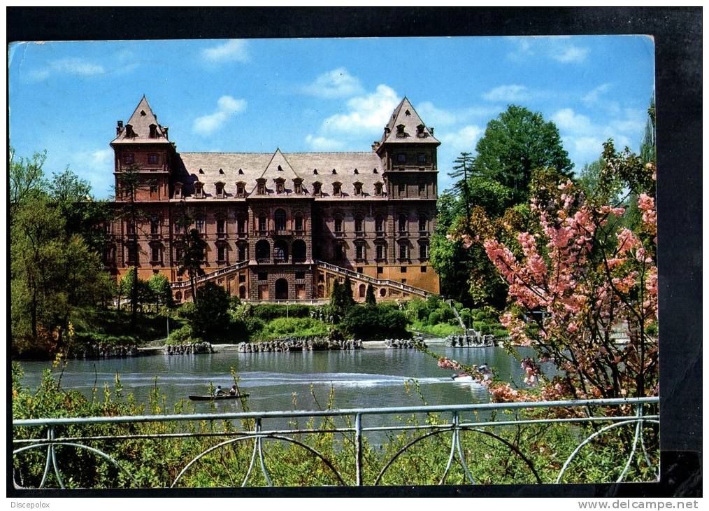 H945 Torino, Il Castello Del Valentiniano Sul Pò . V. 1966 - Ed. SAR - River, Schloss, Castle, Chateua - Castello Del Valentino