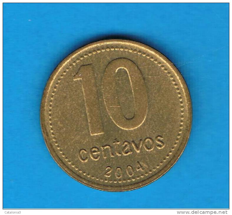 ARGENTINA -  10 Centavos  2004    KM82 - Argentine