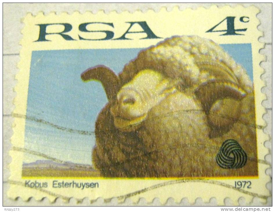 South Africa 1972 Sheep Wool 15c - Used - Gebraucht