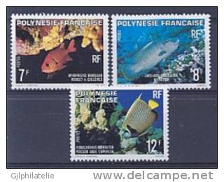 POLYNESIE 0147/49 Poissons - Unused Stamps