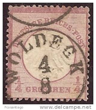 ALEMANIA 1872 - Yvert #1 - VFU - Usados