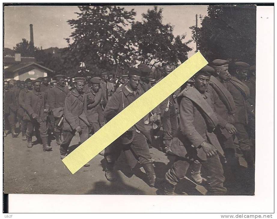 Vosges Alsace Prisonniers Fait Au Metzeral  Poilus 1914-1918 14-18 Ww1 WWI 1.wk - War, Military