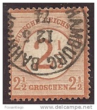 ALEMANIA 1874 - Yvert #28 - VFU - Usados