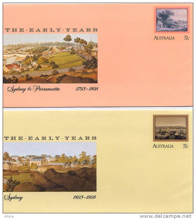 AUSTRALIA  -  Intero Postale  -    THE  EARLY  YEARS - Postal Stationery