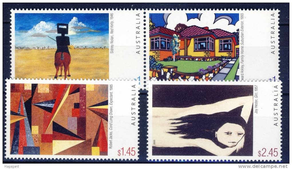 #Australia 2003. Native Artists. Paintings. Michel 2224-27.  MNH(**) - Mint Stamps