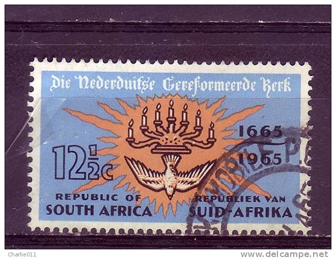 DUTCH REFORMED CHURCH-12 1-2 C-300 ANNIV-SOUTH AFRICA-1965 - Used Stamps