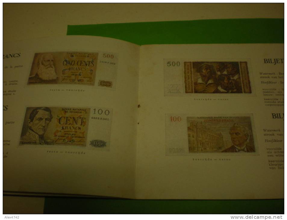 Banque Nationale De Belgique, Billets Et Monnaies Belges En Circulation Au 1er Janvier 1958 - Libri & Software