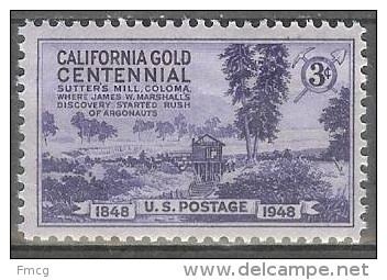 1948 3 Cents California Gold Mint Never Hinged - Ongebruikt