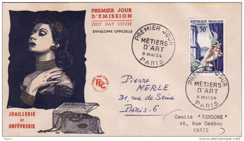 Joaillerie Et Orfèvrerie - Métiers D´art - 6 Mai 1954 - 1950-1959